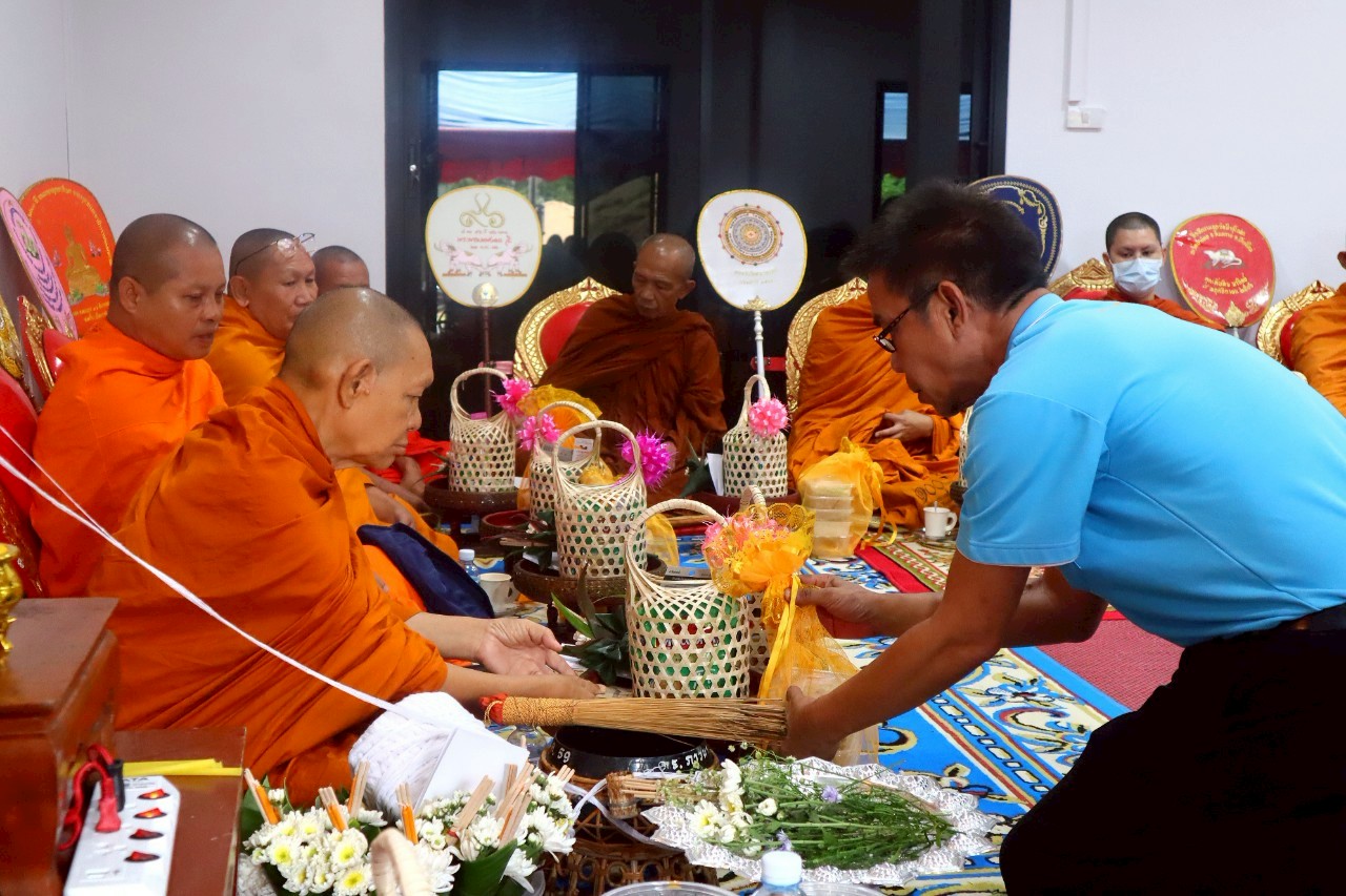 โครงการส่งน้ำและบำรุงรักษาแม่แฝก-แม่งัดสมบูรณ์ชล จัดพิธีทำบุญอาคารที่ทำการฝ่ายส่งน้ำและบำรุงรักษาที่ 2 แห่งใหม่