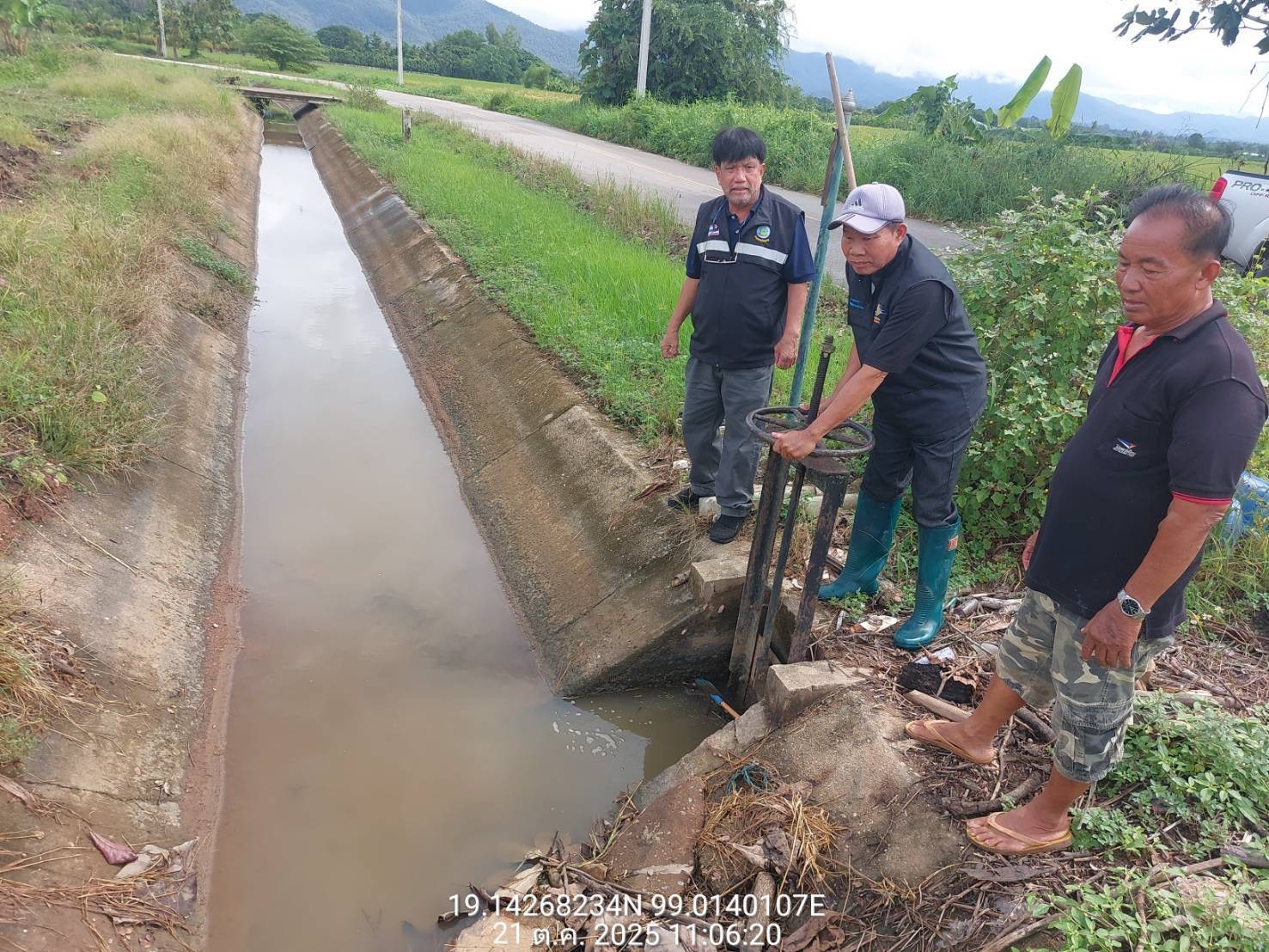 โครงการส่งน้ำและบำรุงรักษาแม่แฝก-แม่งัดสมบูรณ์ชล ลงพื้นที่ติดตามการส่งน้ำและผลการเพาะปลูกพืชฤดูฝน 2568
