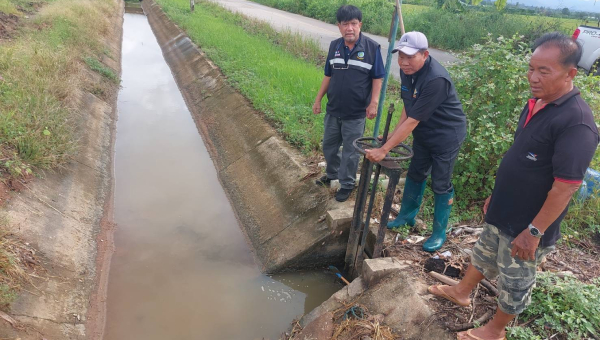 โครงการส่งน้ำและบำรุงรักษาแม่แฝก-แม่งัดสมบูรณ์ชล ลงพื้นที่ติดตามการส่งน้ำและผลการเพาะปลูกพืชฤดูฝน 2568