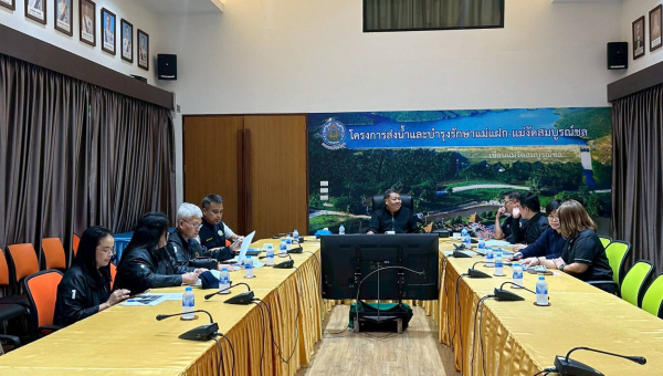 โครงการส่งน้ำและบำรุงรักษาแม่แฝก-แม่งัดสมบูรณ์ชล  จับมือสำนักงานก่อสร้างชลประทานขนาดใหญ่ที่ 1 ร่วมประชุมหารือและลงตรวจสอบพื้นที่เตรียมความพร้อมรับรองนายกรัฐมนตรีและ รมว.กษ. (ร้อยเอก ธรรมนัส พรหมเผ่า) ในการตรวจราชการพื้นที่จังหวัดเชียงใหม่