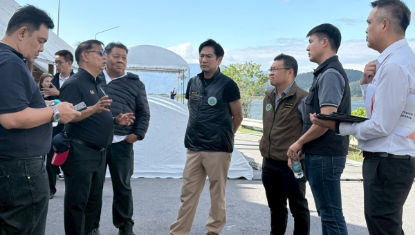 ผู้อำนวยการโครงการส่งน้ำและบำรุงรักษาแม่แฝก-แม่งัดสมบูรณ์ ต้อนรับผู้อำนวยการสำนักงานชลประทานที่ 1 ลงพื้นที่ติดตามความคืบหน้าเตรียมการต้อนรับรองนายกรัฐมนตรีและ รมว.กษ. ณ เขื่อนแม่งัดสมบูรณ์ชล