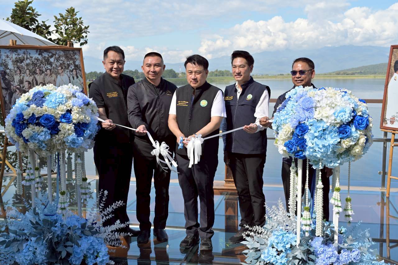 โครงการส่งน้ำและบำรุงรักษาแม่แฝก-แม่งัดสมบูรณ์ชล ต้อนรับ รมช. เกษตร ในโอกาสเป็นประธานเปิดทางเดินศึกษาชลศาสตร์ เขื่อนแม่งัดสมบูรณ์ชล แหล่งเรียนรู้ทางชลศาสตร์และแลนด์มาร์กแห่งใหม่ของจังหวัดเชียงใหม่