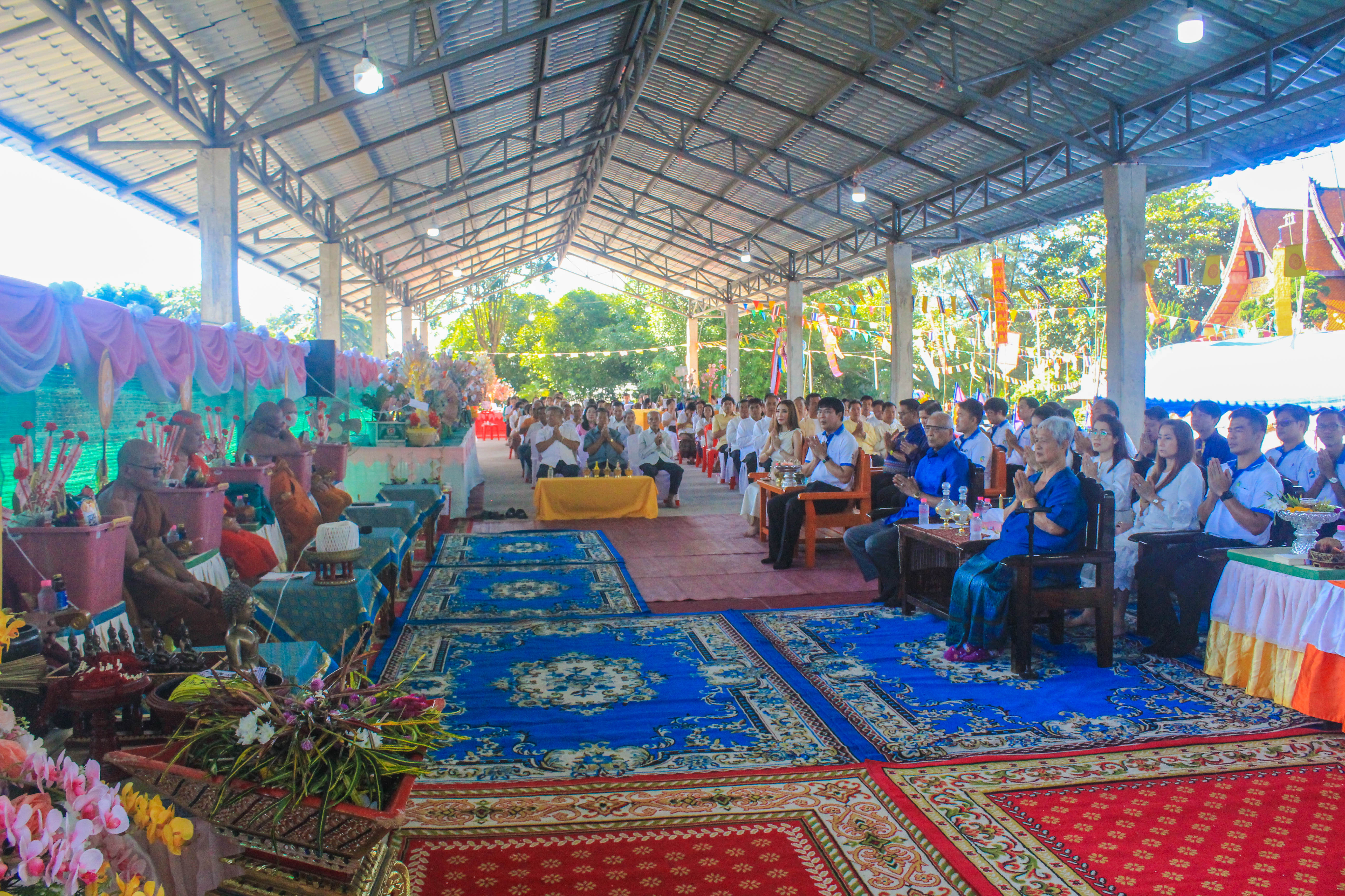 โครงการส่งน้ำและบำรุงรักษาแม่แฝก-แม่งัดสมบูรณ์ชล จัดพิธีถวายผ้ากฐินสามัคคี ประจำปี ๒๕๖๗ ณ วัดใหม่มงคลชัย (ห้วยบอน) ตำบลแม่โป่ง อำเภอดอยสะเก็ด จังหวัดเชียงใหม่